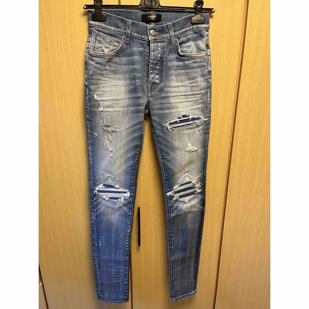 AMIRI - 正規 AMIRI アミリ MX-1 レザーパッチ デニムの通販 by AMIRI - 正規 AMIRI アミリ MX-1 レザーパッチ デニムの通販 by