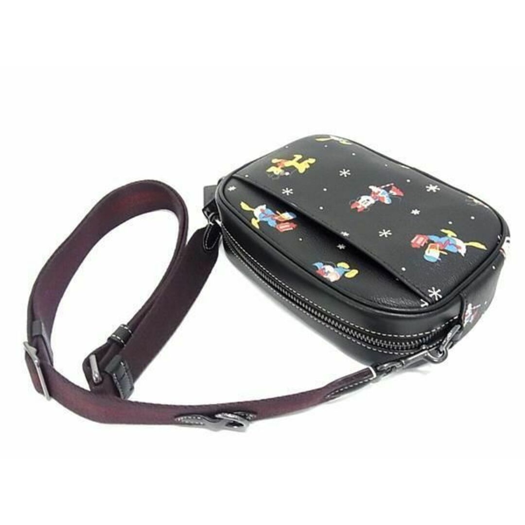 COACH 黒 レザー ボディバッグ ビジュー付き(COACH(コーチ COACH 黒 レザー ボディバッグ ビジュー付き(COACH(コーチ
