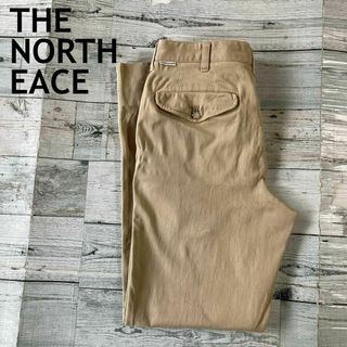 ザノースフェイス(THE NORTH FACE)のザノースフェイス　チノパン　セミワイドパンツ　ウエスト76 ベージュ(チノパン)