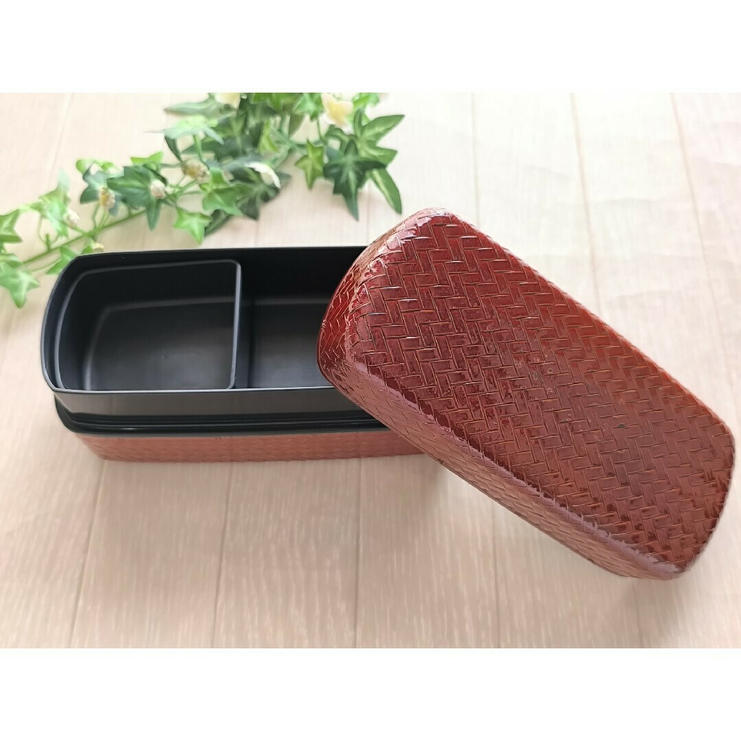 ☆弁当箱 2段式お弁当箱 和風弁当箱 二段式 竹籠風☆の通販 by ☆弁当箱 2段式お弁当箱 和風弁当箱 二段式 竹籠風☆の通販 by