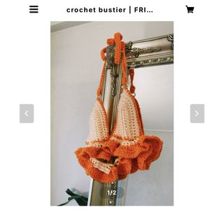 fridays market ビスチェ(ベアトップ/チューブトップ)