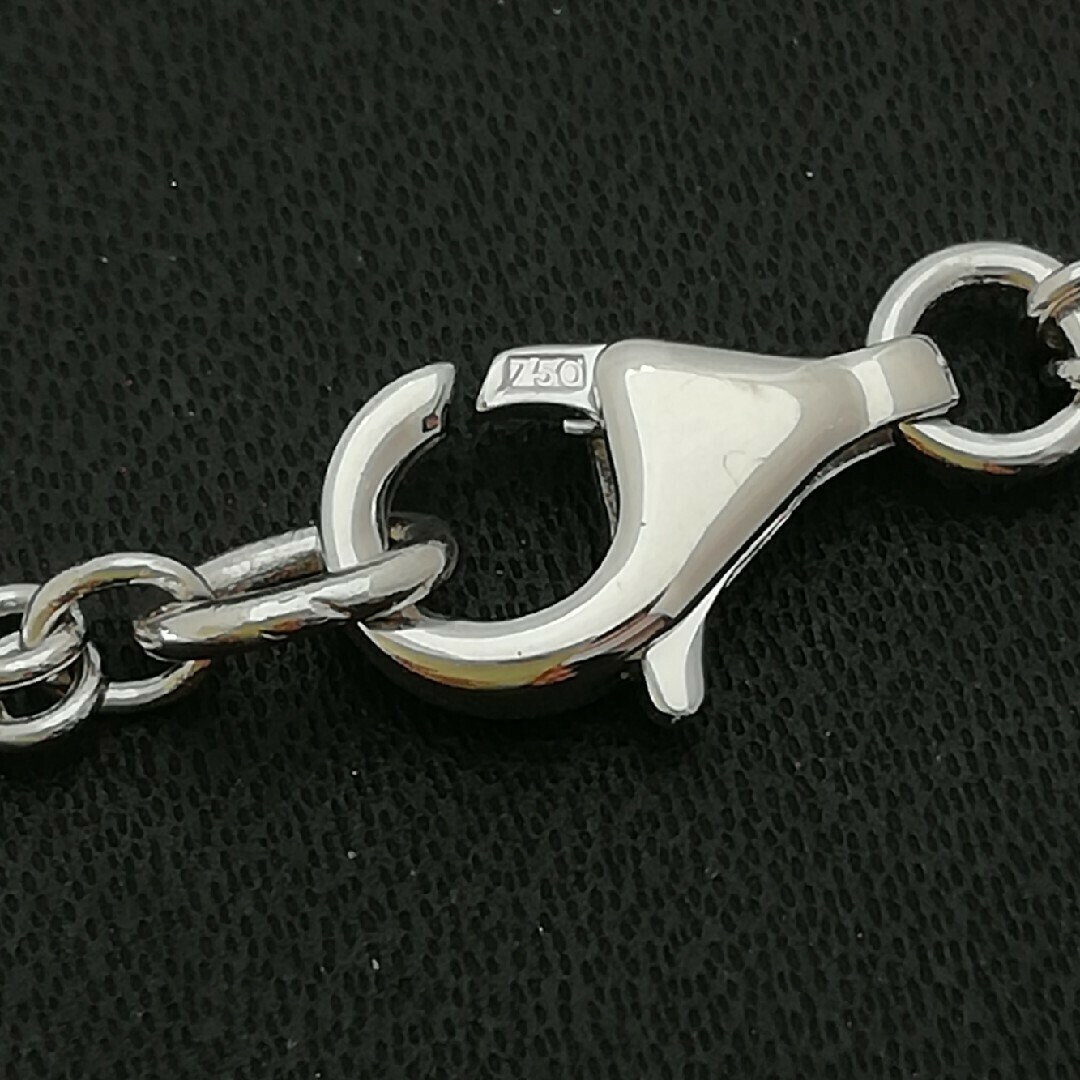 K18WG (750)✨地金◇2連式シンプルネックレス✨ダブルチェーン K18WG (750)✨地金◇2連式シンプルネックレス✨ダブルチェーン