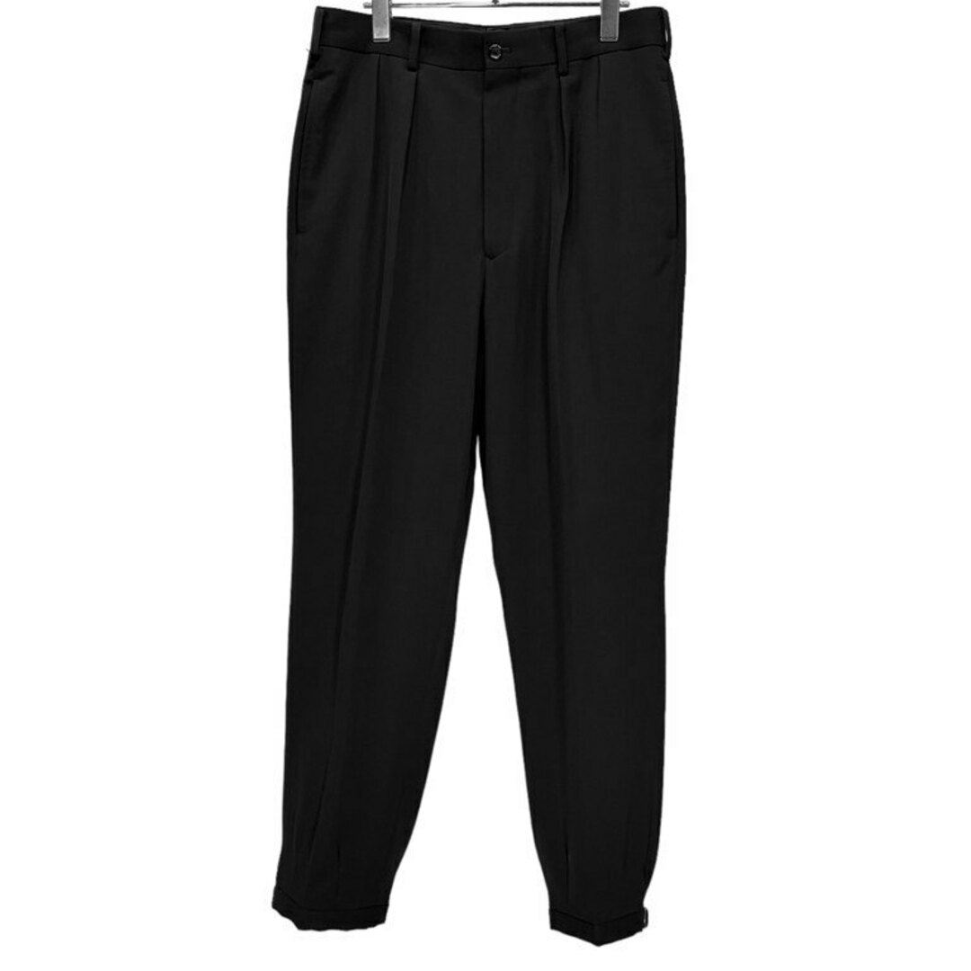 90s ISSEY MIYAKE ウールギャバジンワイドスラックス - パンツ 90s ISSEY MIYAKE ウールギャバジンワイドスラックス - パンツ