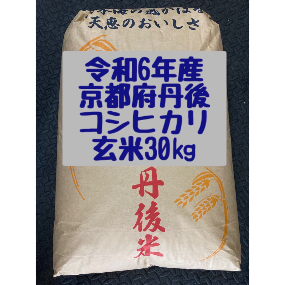 新米・令和6年産「京都府丹後産コシヒカリ」玄米30㎏ 送料無料 新米・令和6年産「京都府丹後産コシヒカリ」玄米30㎏ 送料無料