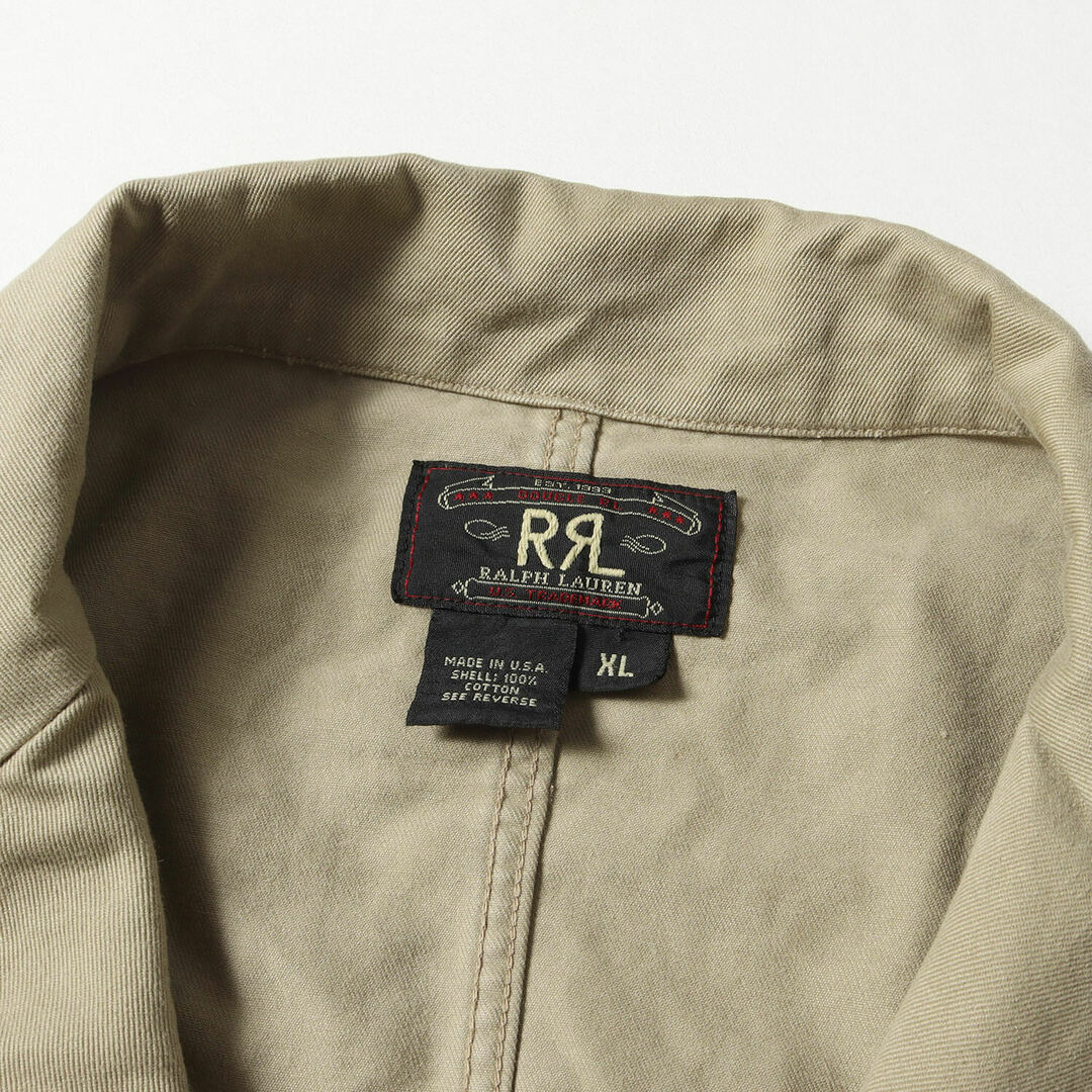 RRL - RRL ジャケット サイズ:XL 90s 三つ星 コットンツイル 3つ RRL - RRL ジャケット サイズ:XL 90s 三つ星 コットンツイル 3つ