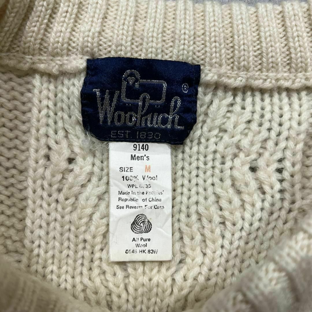 WOOLRICH - ウールリッチ ケーブルニット ウールニット ケーブル WOOLRICH - ウールリッチ ケーブルニット ウールニット ケーブル
