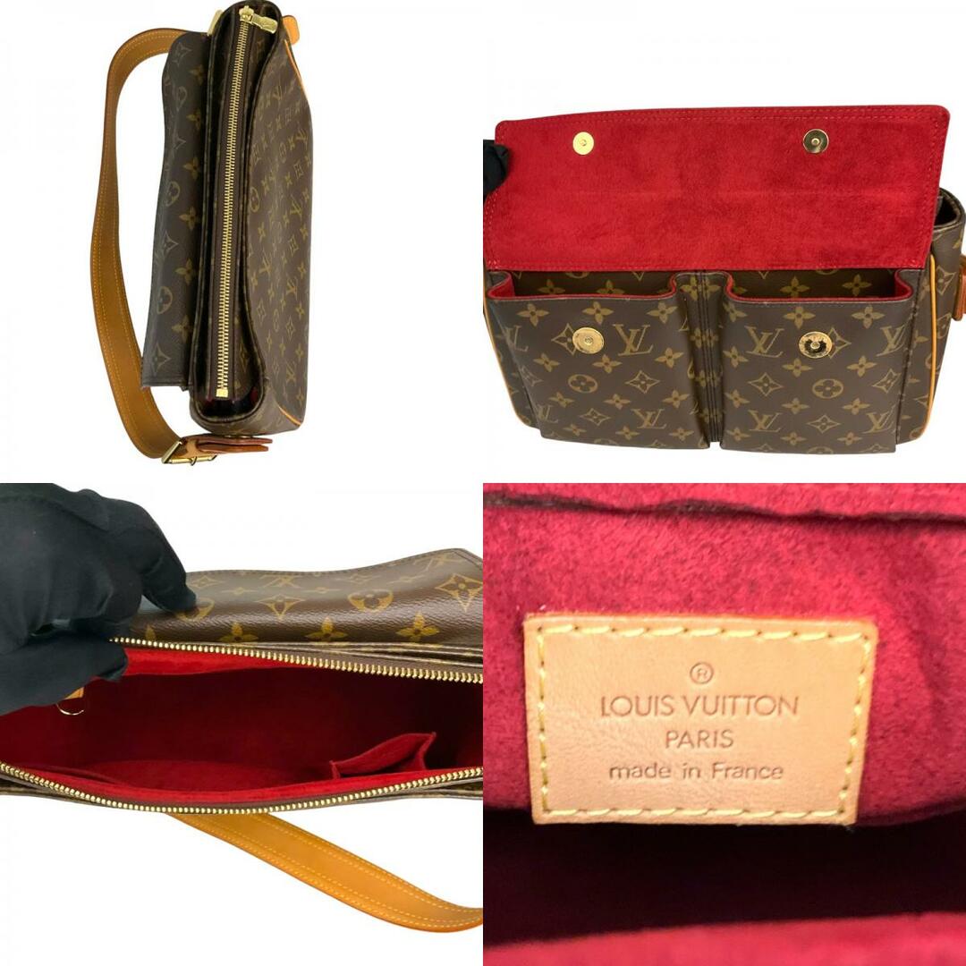 LOUIS VUITTON - 　ルイ・ヴィトン LOUIS VUITTON キーポル・バンドリエール55 M51163 ブラウン/ゴールド金具 モノグラム レディース ショルダーバッグ