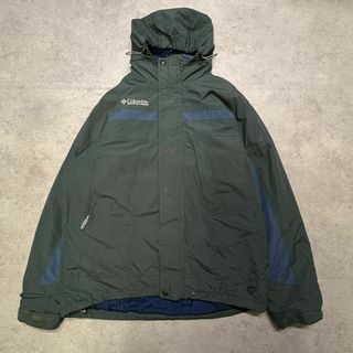 コロンビア　columbia　マウンテンパーカー　アウトドア　古着　グリーン　M(マウンテンパーカー)