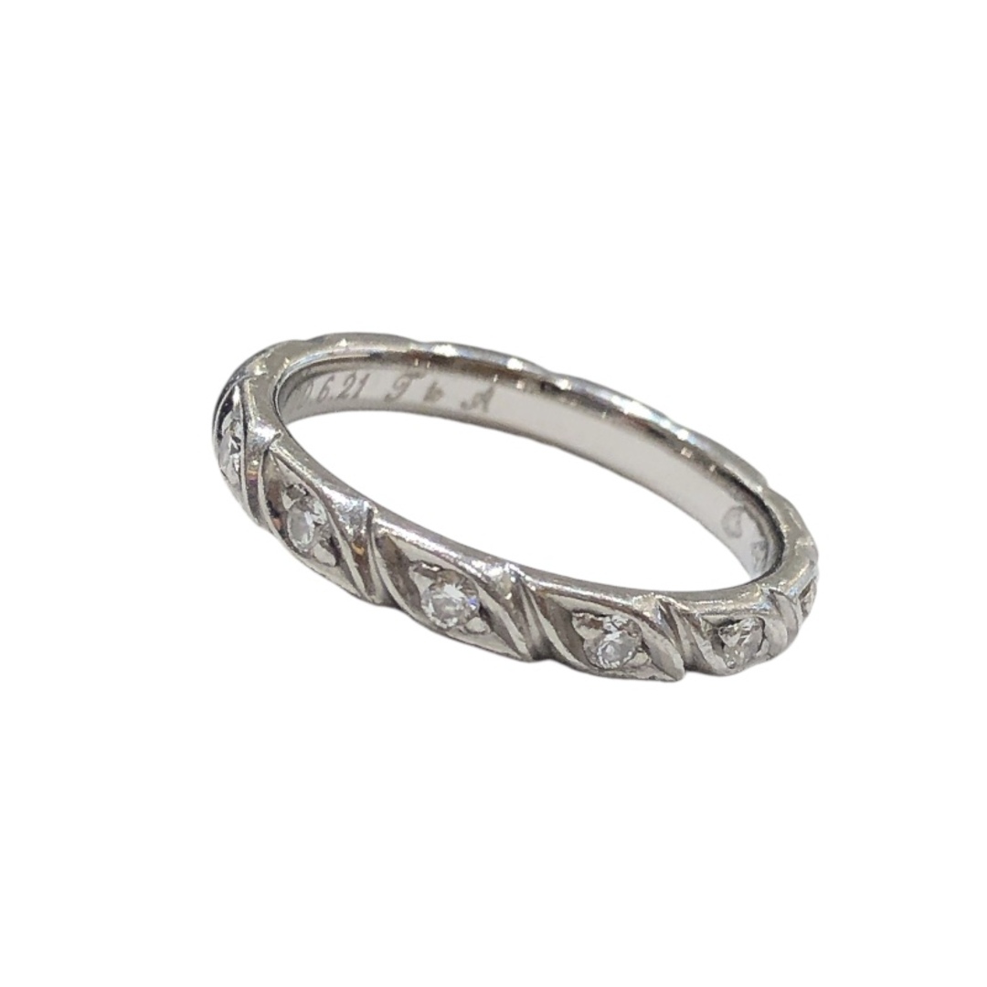 ショーメ CHAUMET トルサード 8Pダイヤリング Pt950 #47 Pt950 ショーメ CHAUMET トルサード 8Pダイヤリング Pt950 #47 Pt950