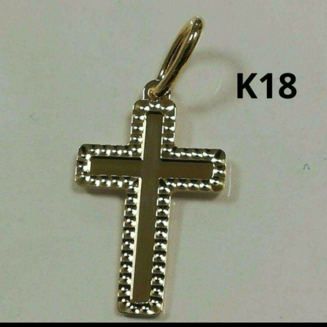 K18 18金 18k YG クロス ペンダントトップ⑦《十字架モチーフ》 K18 18金 18k YG クロス ペンダントトップ⑦《十字架モチーフ》