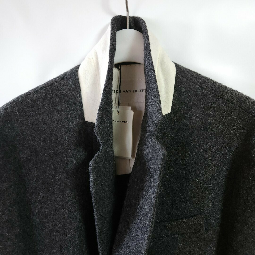 DRIES VAN NOTEN - 23aw DRIES VAN NOTEN ウールメルトンロング DRIES VAN NOTEN - 23aw DRIES VAN NOTEN ウールメルトンロング