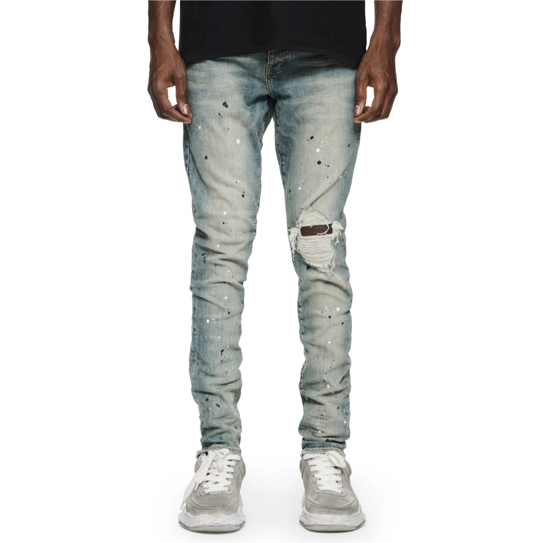 ksubi - 新品 PURPLE BRAND P002 ペンキ加工ダメージデニム 30の ksubi - 新品 PURPLE BRAND P002 ペンキ加工ダメージデニム 30の