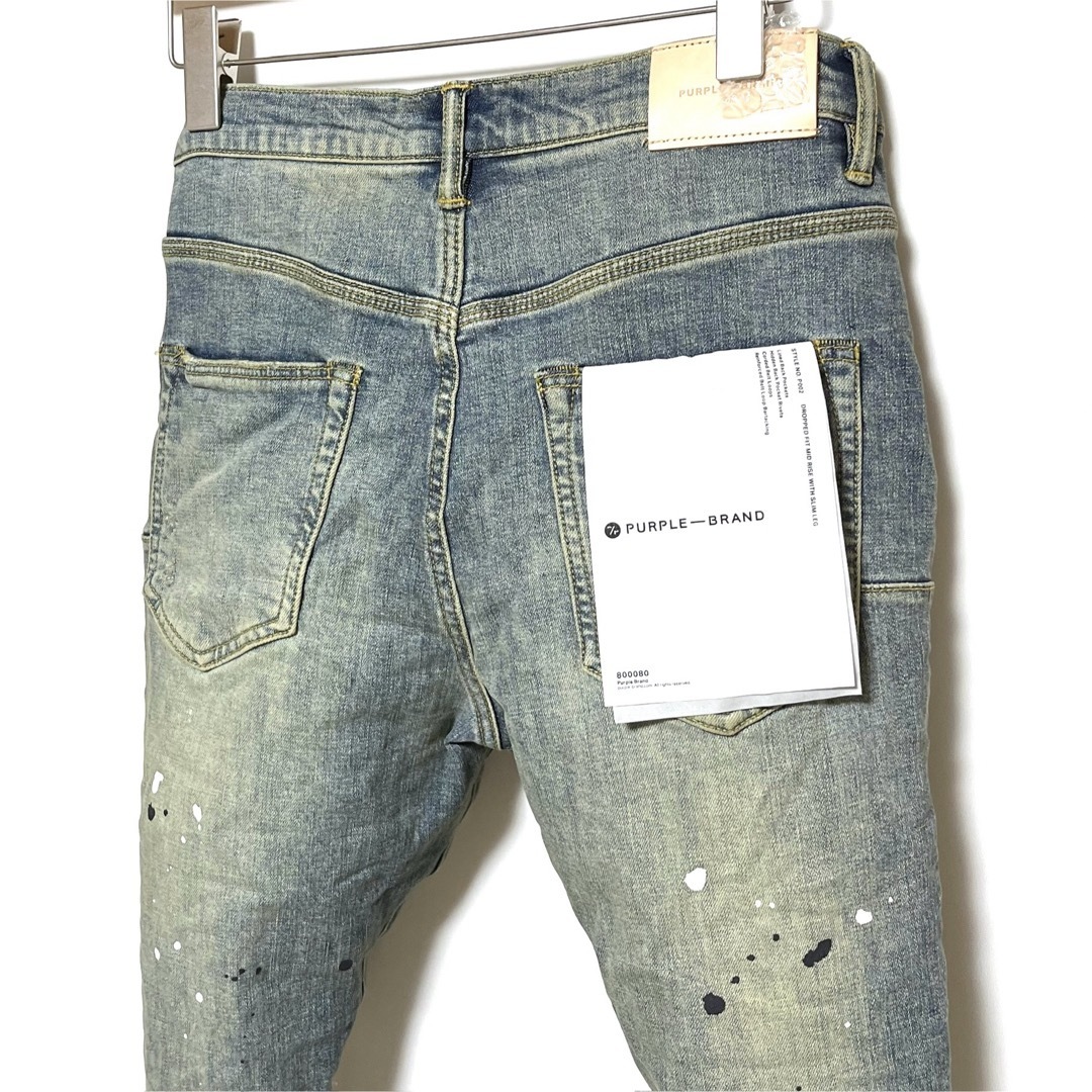 ksubi - 新品 PURPLE BRAND P002 ペンキ加工ダメージデニム 30の ksubi - 新品 PURPLE BRAND P002 ペンキ加工ダメージデニム 30の