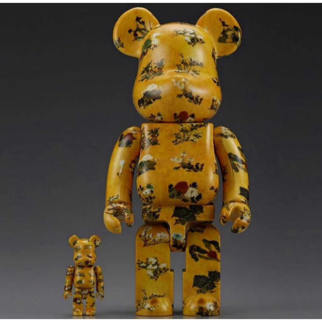 激安 超特価商店街 BE@RBRICK 伊藤若冲「百花図」 400% & 100% キューブリック、ベアブリック