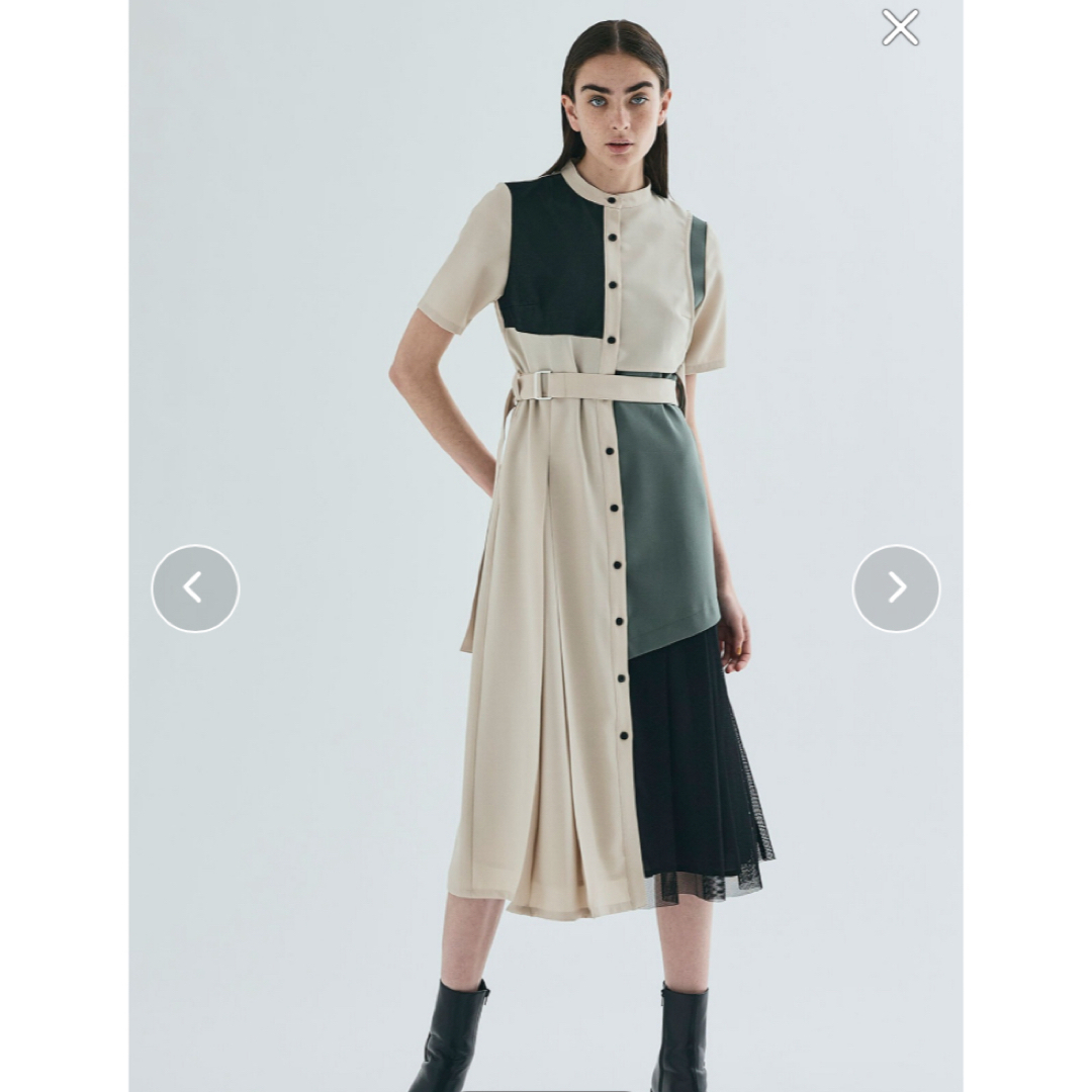 UNITED TOKYO メッシュキャミレイヤードワンピース(レイヤード UNITED TOKYO メッシュキャミレイヤードワンピース(レイヤード