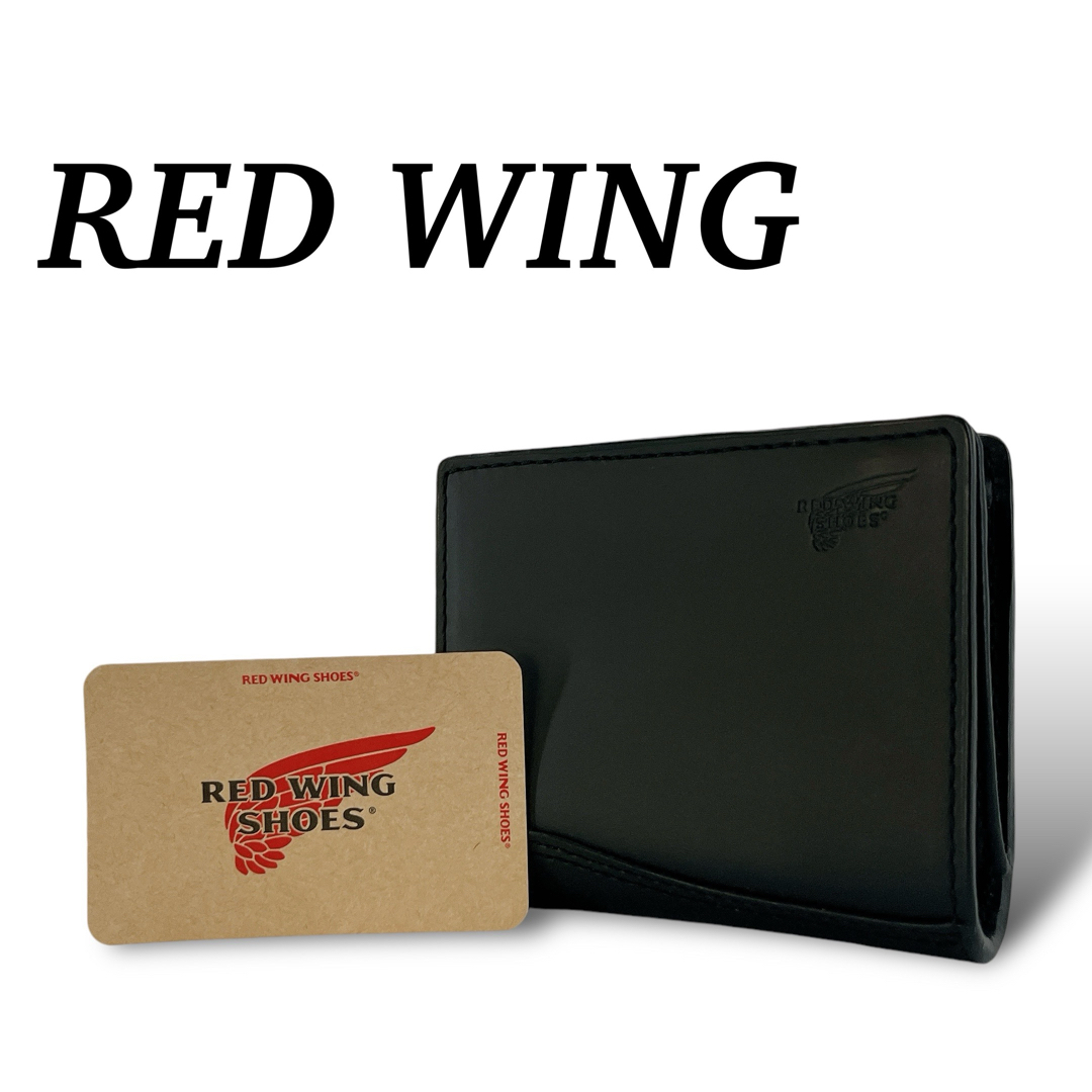 REDWING - RED WING レッドウィング 二つ折り財布 ロゴ型押し L REDWING - RED WING レッドウィング 二つ折り財布 ロゴ型押し L