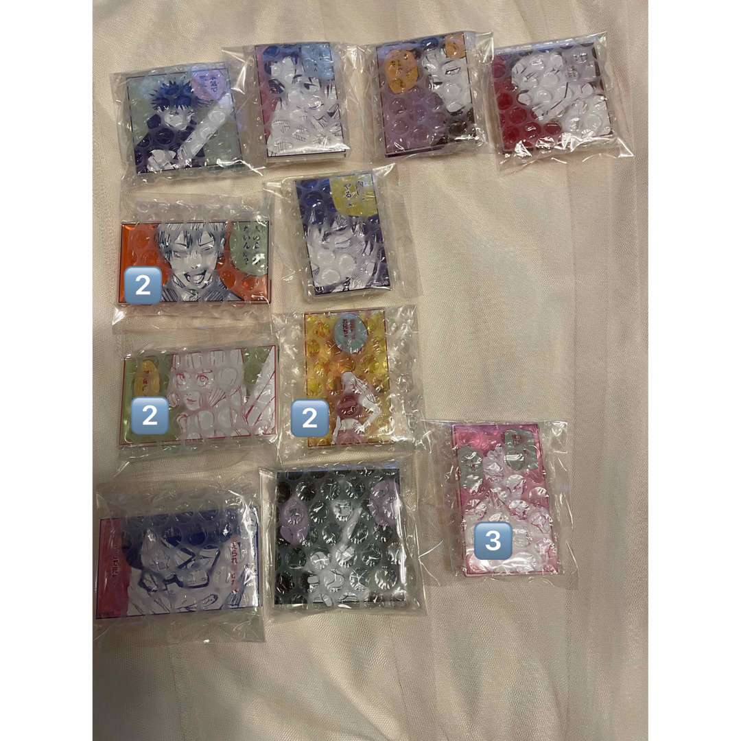呪術廻戦 アクリルバッジスタンド 呪術廻戦展 エンタメ/ホビーのアニメグッズ(バッジ/ピンバッジ)の商品写真