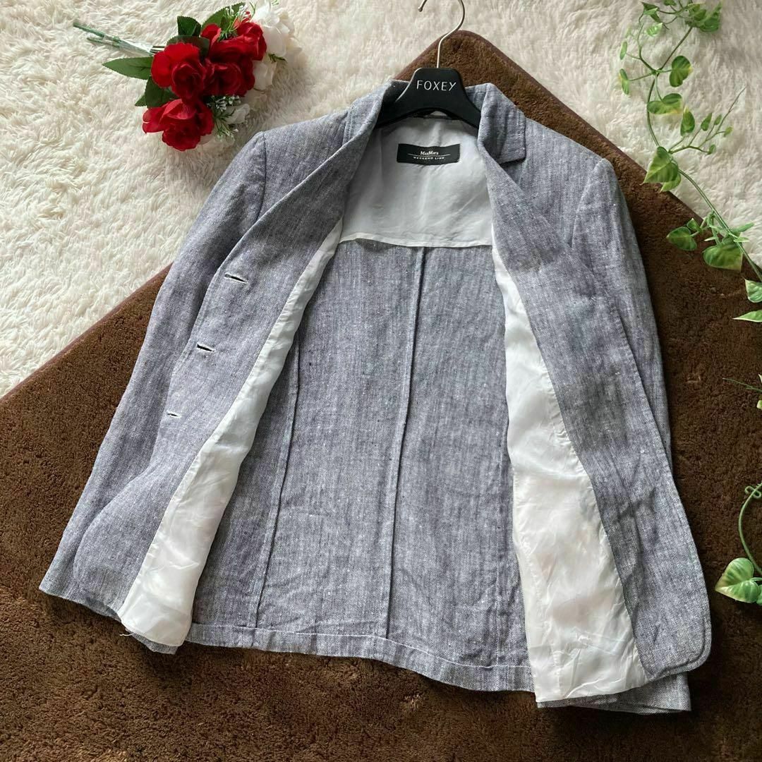 Max Mara - マックスマーラ サマージャケット リネンテーラード Max Mara - マックスマーラ サマージャケット リネンテーラード