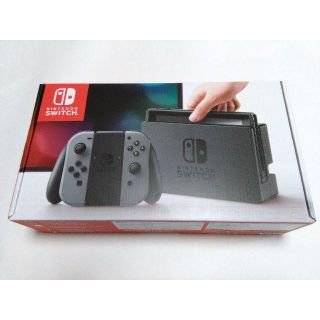 ニンテンドウ(任天堂)のNintendo Switch グレー ニンテンドースイッチ 新品保証付 任天堂(家庭用ゲーム機本体)