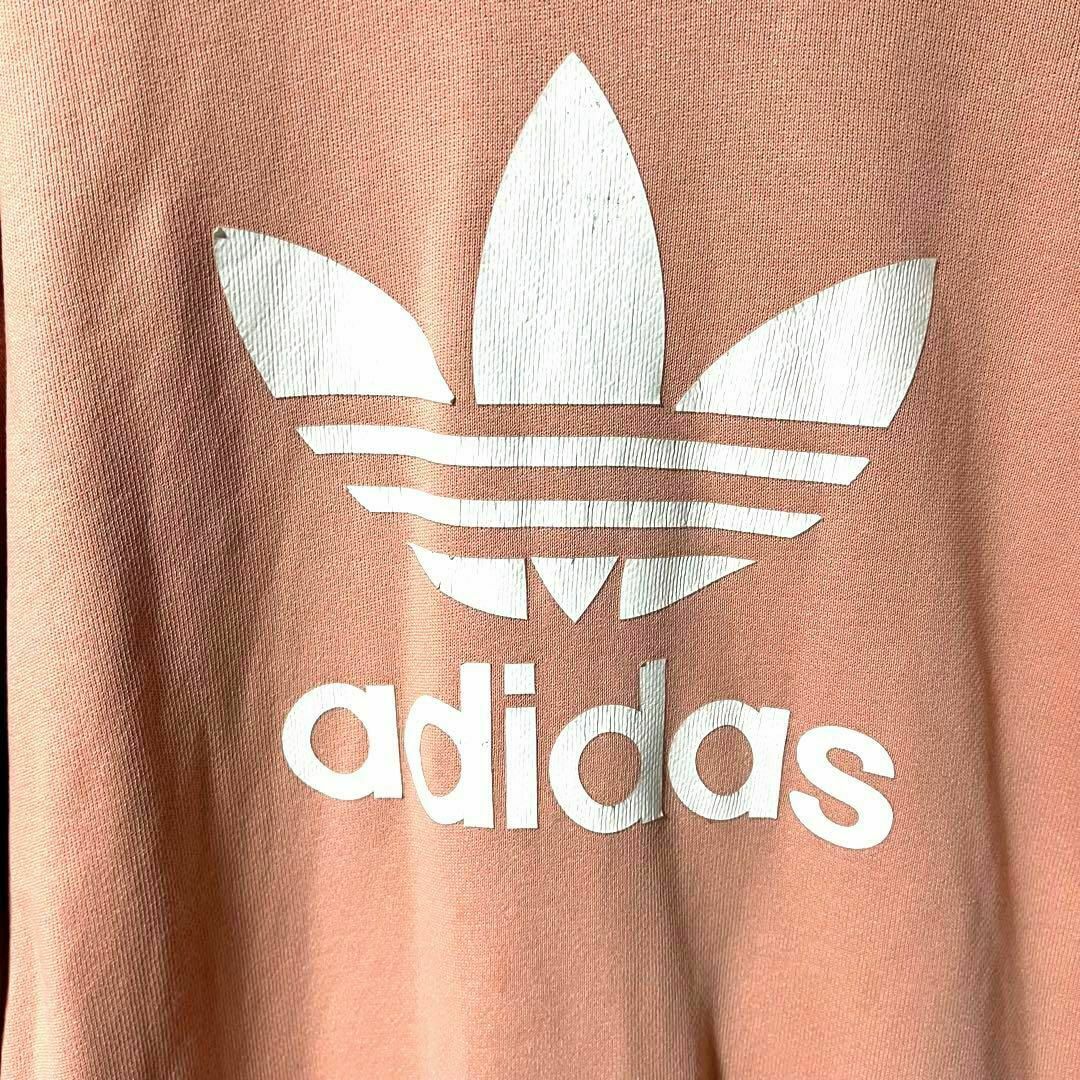希少カラー】adidasオリジナルス パーカー サーモンピンク S 希少カラー】adidasオリジナルス パーカー サーモンピンク S