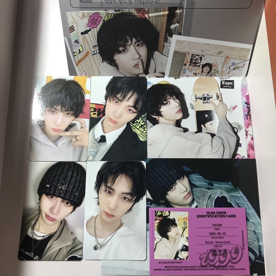 BOYNEXTDOOR テサン トレカ他8点の通販 by よう's shop|ラクマ BOYNEXTDOOR テサン トレカ他8点の通販 by よう's shop|ラクマ