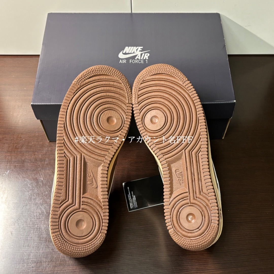 NIKE - 【新品27cm】NIKE エアフォース1ブラウン/ココナッツ NIKE - 【新品27cm】NIKE エアフォース1ブラウン/ココナッツ