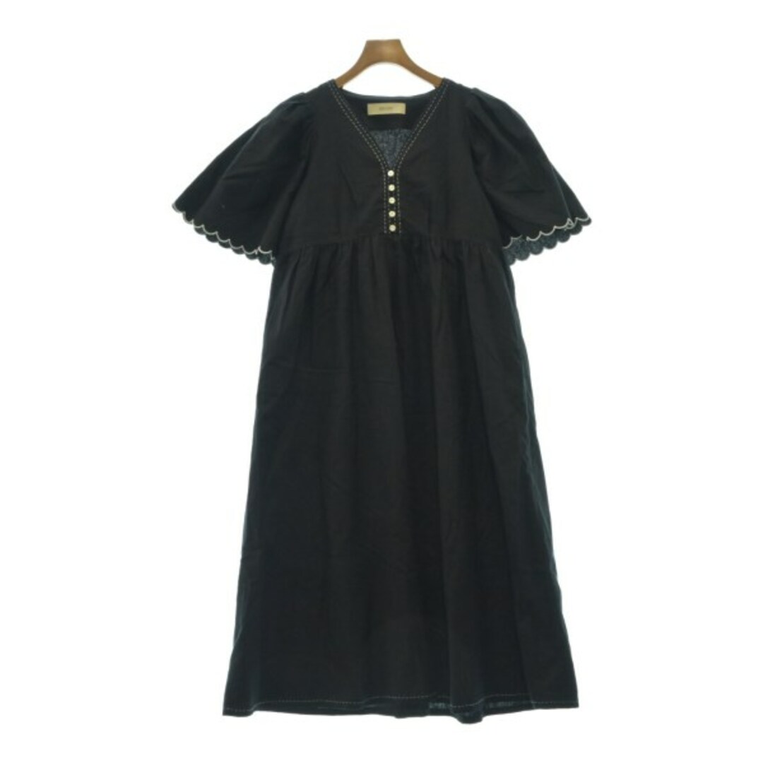 Miu Miu ミュウミュウ ワンピース 36(XS位) 黒 【古着】 Miu Miu ミュウミュウ ワンピース 36(XS位) 黒 【古着】