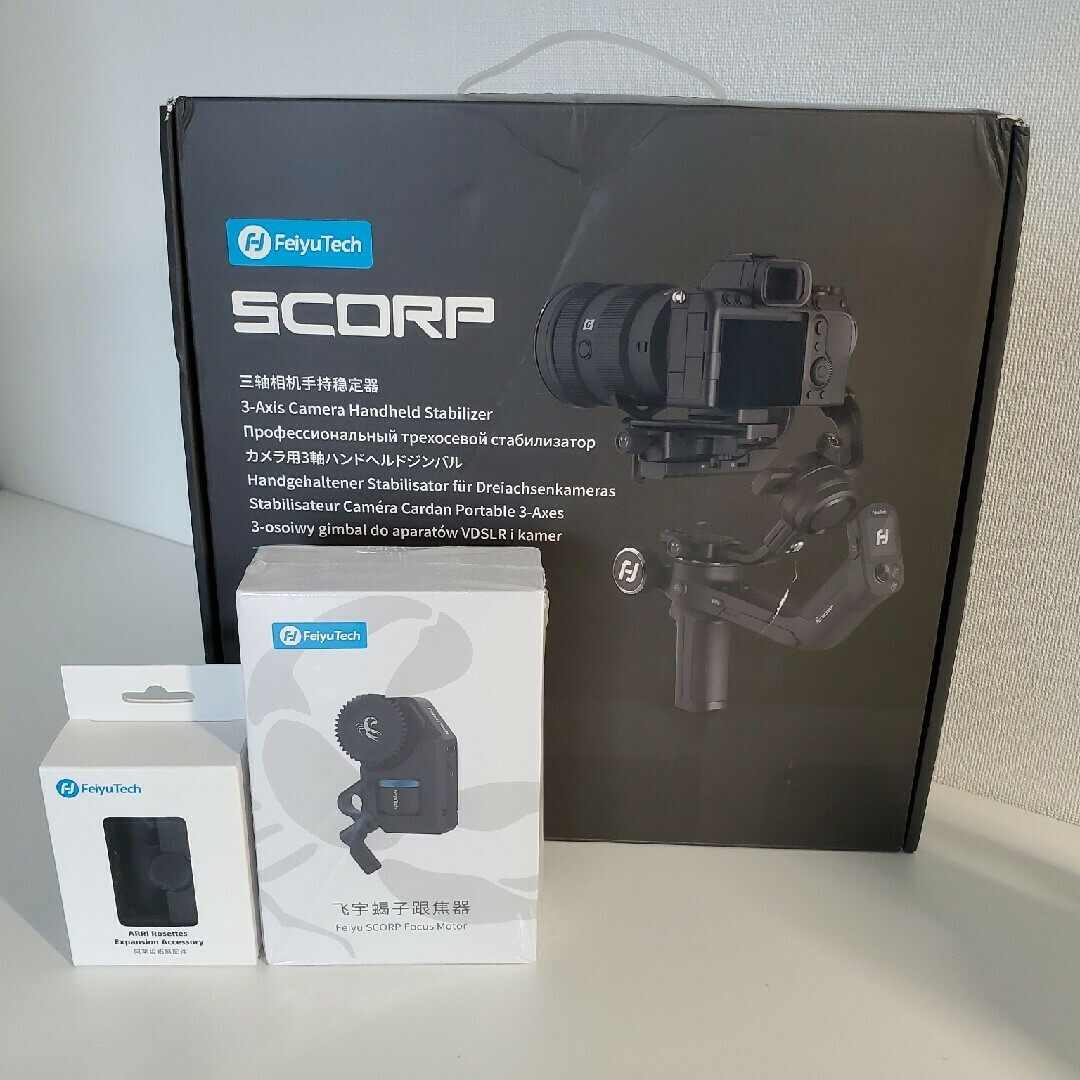 液晶付FeiyuTech SCORPフォローフォーカス・アクセサリーセット 液晶付FeiyuTech SCORPフォローフォーカス・アクセサリーセット