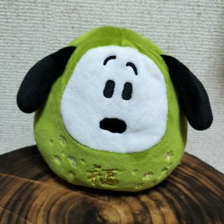 スヌーピー(SNOOPY)のスヌーピー　だるま　 ぬいぐるみ　スヌーピー茶屋限定(キャラクターグッズ)