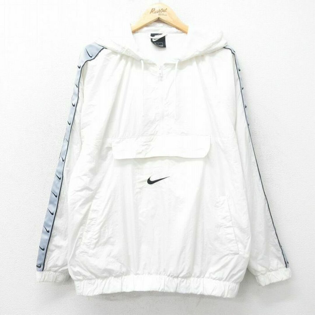 NIKE - XL☆古着 ナイキ NIKE 長袖 ハーフジップ ナイロン NIKE - XL☆古着 ナイキ NIKE 長袖 ハーフジップ ナイロン