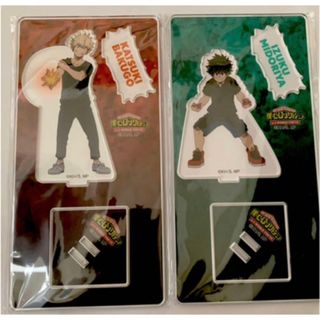 ヒロアカ【j–world 限定】アクスタ　爆豪＆緑谷【2点セット】ジェイワールド(キャラクターグッズ)