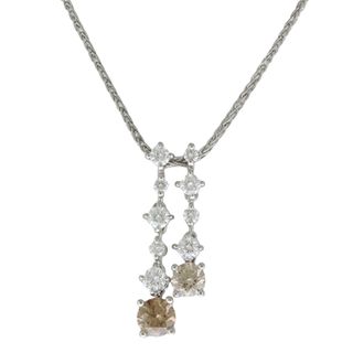 カシケイ ネックレス Pt900プラチナ ダイヤモンド レディース KASHIKEY  中古(ネックレス)