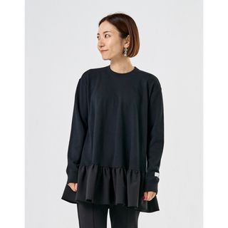 【送料無料ライン/39ショップ】 裏毛ヘムギャザーカットソー最終値下げの通販 by sasaプロフ必読 シャツ/ブラウス(長袖/七分)