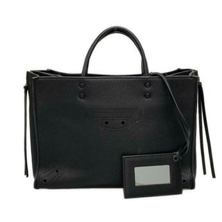 バレンシアガ(BALENCIAGA)のBALENCIAGA(バレンシアガ) トートバッグ ペーパ ザ ブラックアウト 490027 黒 レザー(トートバッグ)