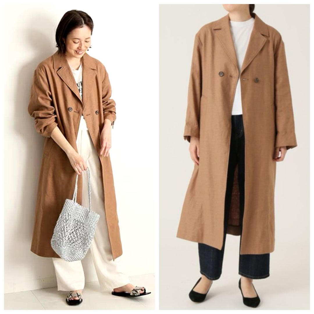 SLOBE IENA - 未使用 美品 スローブ イエナ リネン ベルト付き SLOBE IENA - 未使用 美品 スローブ イエナ リネン ベルト付き