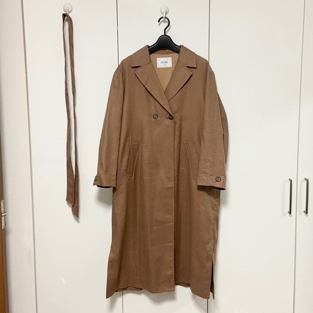 SLOBE IENA - 未使用 美品 スローブ イエナ リネン ベルト付き SLOBE IENA - 未使用 美品 スローブ イエナ リネン ベルト付き