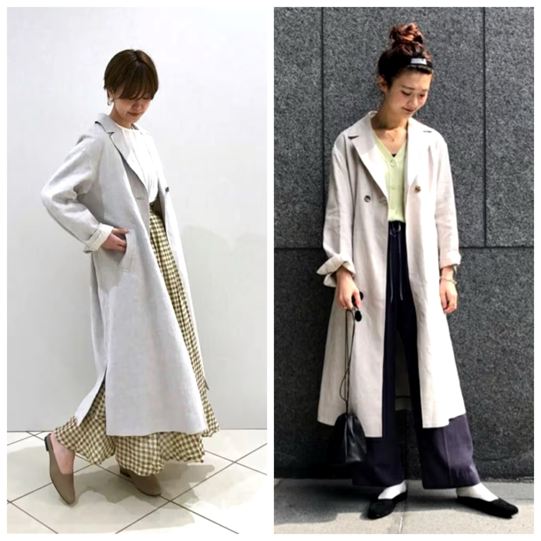 SLOBE IENA - 未使用 美品 スローブ イエナ リネン ベルト付き SLOBE IENA - 未使用 美品 スローブ イエナ リネン ベルト付き