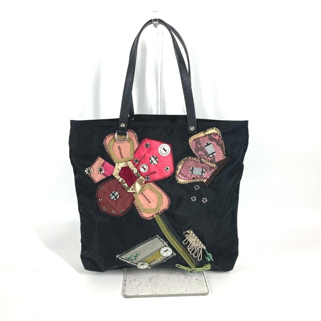 PRADA - プラダ PRADA 刺繍 フラワー 金具 花 ショルダーバッグ PRADA - プラダ PRADA 刺繍 フラワー 金具 花 ショルダーバッグ