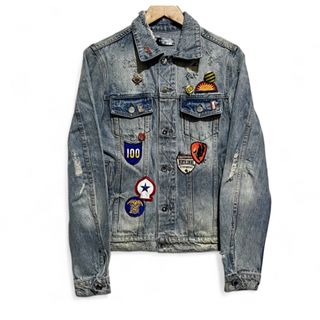 AMIRI - AMIRI 超希少 初期デニムジャケット ビンテージ peal AMIRI - AMIRI 超希少 初期デニムジャケット ビンテージ peal