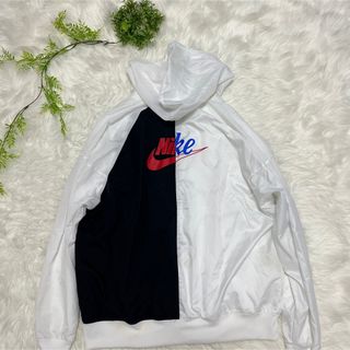 NIKE - NIKE ナイキ 2XL ナイロンジャケット バイカラー NIKE - NIKE ナイキ 2XL ナイロンジャケット バイカラー