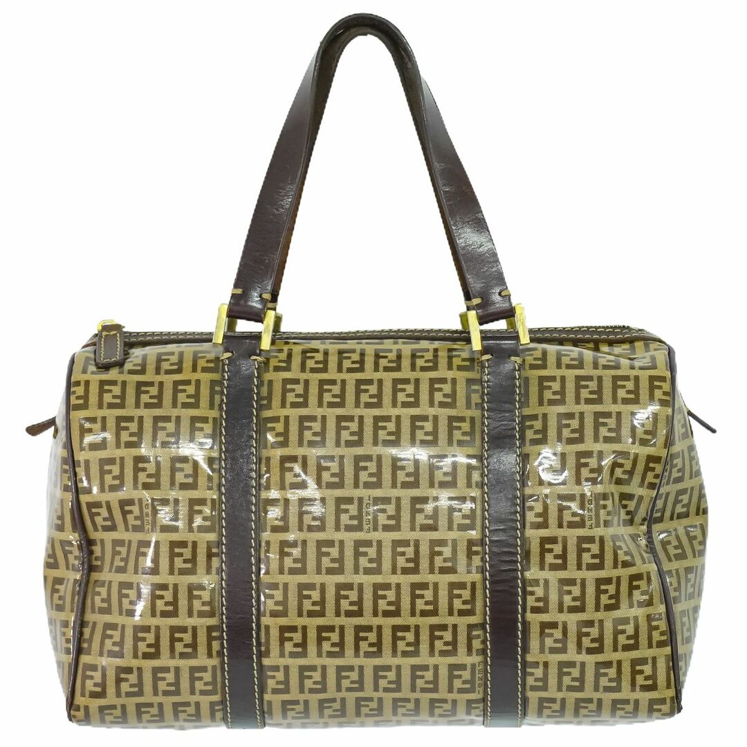 FENDI - 本物 フェンディ FENDI ズッキーノ ミニ ボストンバッグ FENDI - 本物 フェンディ FENDI ズッキーノ ミニ ボストンバッグ