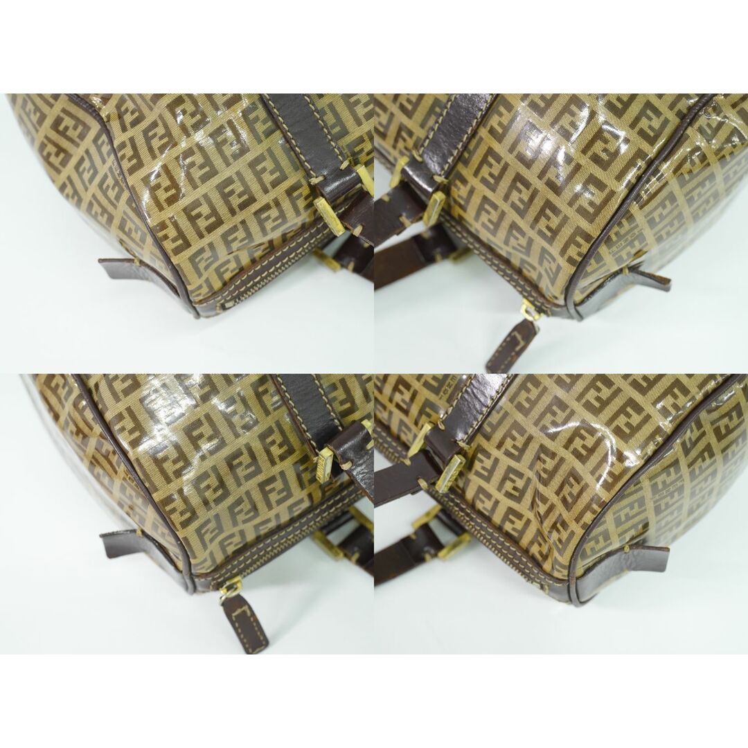 FENDI - 本物 フェンディ FENDI ズッキーノ ミニ ボストンバッグ FENDI - 本物 フェンディ FENDI ズッキーノ ミニ ボストンバッグ