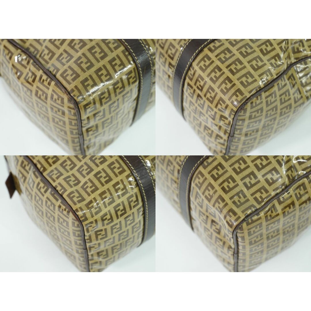 FENDI - 本物 フェンディ FENDI ズッキーノ ミニ ボストンバッグ FENDI - 本物 フェンディ FENDI ズッキーノ ミニ ボストンバッグ