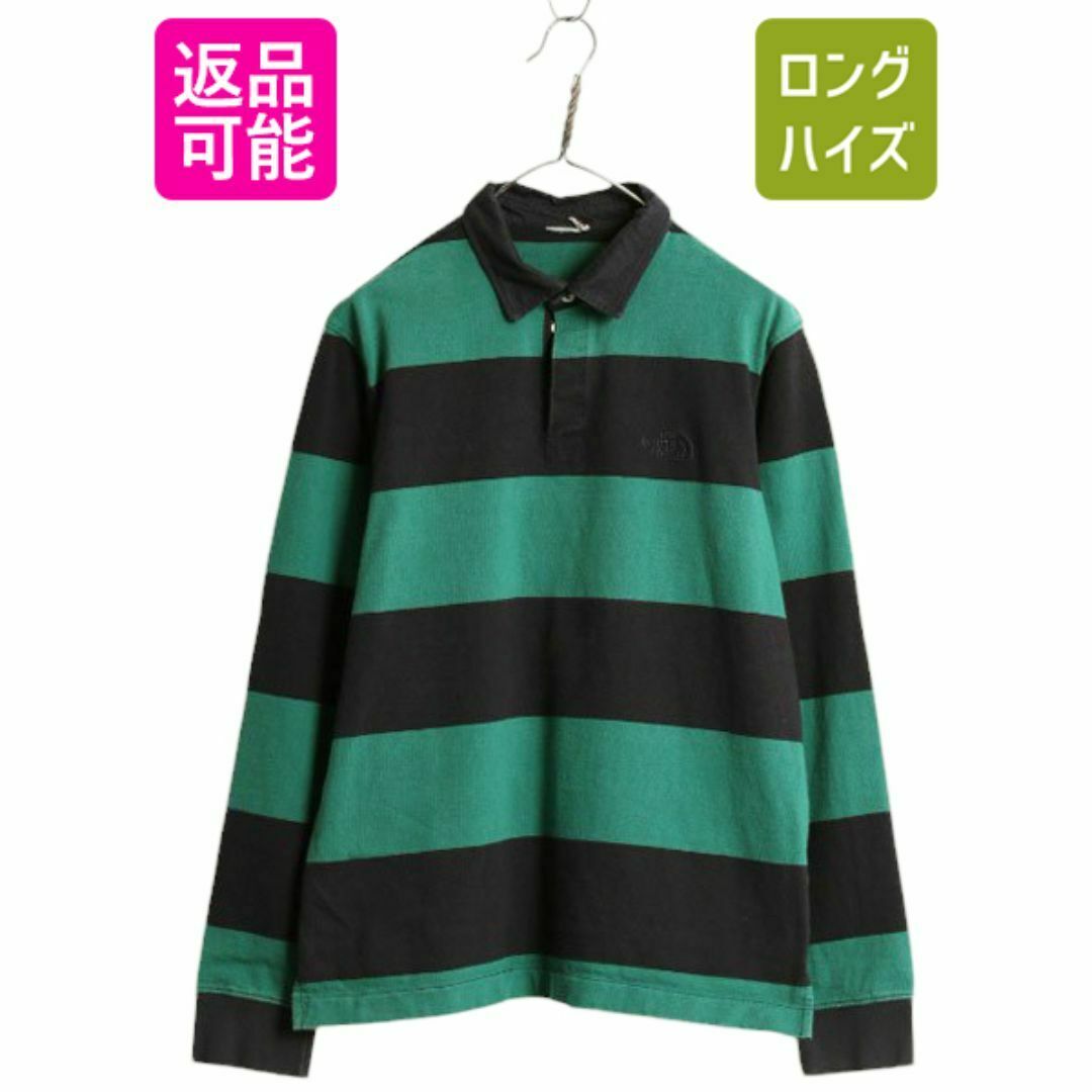 THE NORTH FACE - ノースフェイス ボーダー 長袖 ラガーシャツ THE NORTH FACE - ノースフェイス ボーダー 長袖 ラガーシャツ