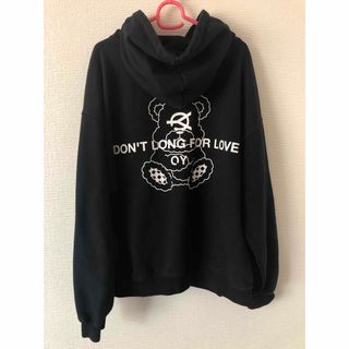 オーワイ(OY)のOY オーワイ プルオーバー クマ 熊 パーカー フーディ ブラック(パーカー)