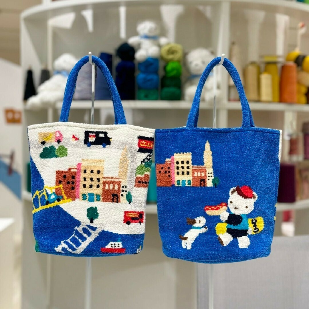 familiar - 新品未使用【ファミリア】シェニール織 バッグの通販 familiar - 新品未使用【ファミリア】シェニール織 バッグの通販
