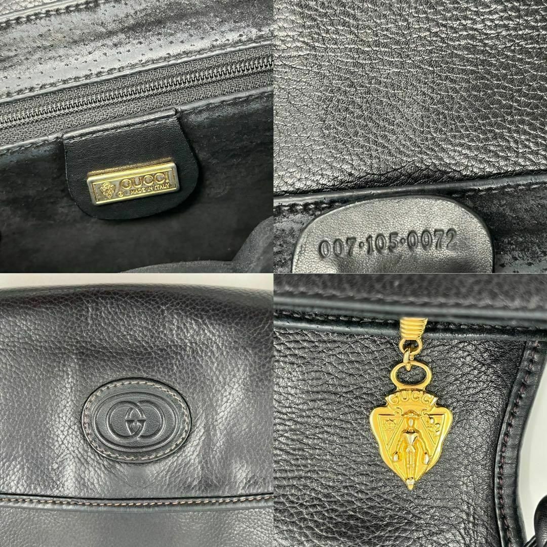 ヴィンテージ 美品 OLD GUCCI ショルダー クロスバッグ シボ本革 gg ヴィンテージ 美品 OLD GUCCI ショルダー クロスバッグ シボ本革 gg