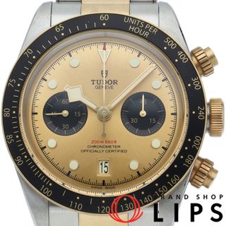 チュードル(Tudor)のチューダー ブラック ベイ クロノグラフ S&G ウォッチ Black Bay Chrono S&G M79363N-0007 箱 保証書 K18YG/SS メンズ時計 シャンパンカラー 仕上げ済 美品 【中古】(その他)