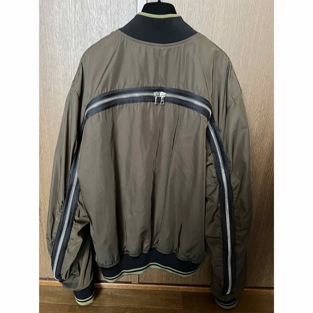 DRIES VAN NOTEN - DRIES VAN NOTEN VELLOW ZIP BOMBER JACKETの DRIES VAN NOTEN - DRIES VAN NOTEN VELLOW ZIP BOMBER JACKETの
