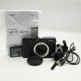 フジフイルム(富士フイルム)の■ほぼ新品■  X-E4 ボディ ブラック FUJIFILM (ミラーレス一眼)